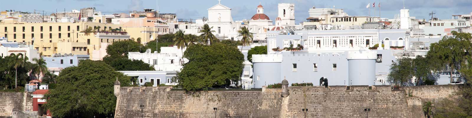 Pictured: A cityscape of downtown Puerto Rico.