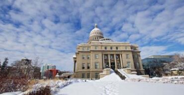 Pictured: The State Capitol building in Boise Idaho.