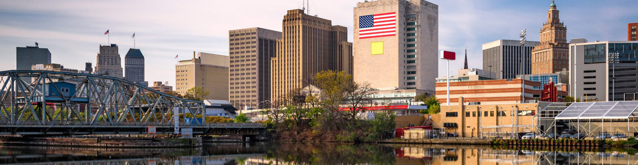This is an image of downtown Newark where ASTA-USA provides professional translation services.