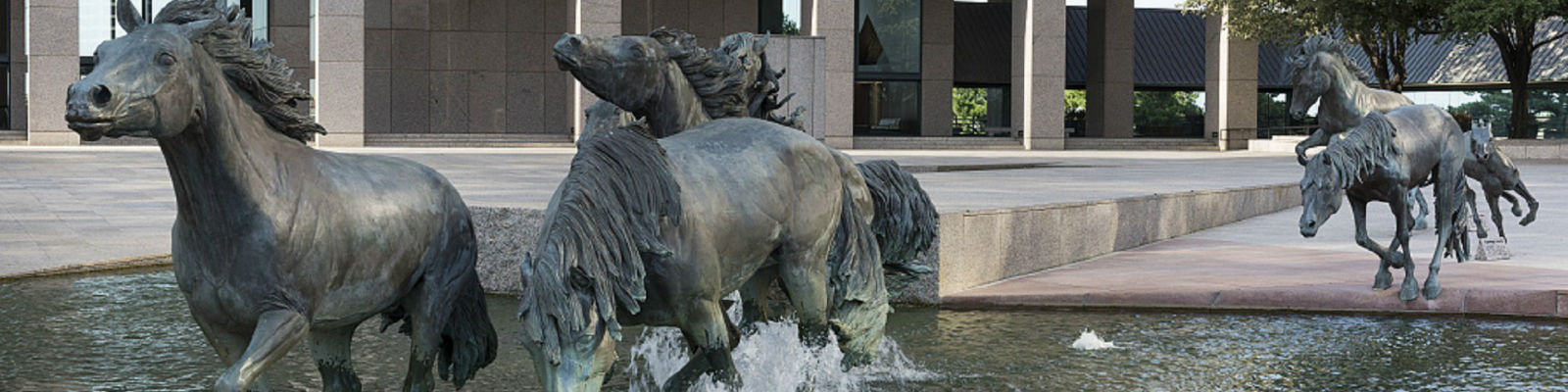 This is an image of the The Mustangs of Las Colinas in Irving Texas. ASTA-USA provides professional translation services in this city.