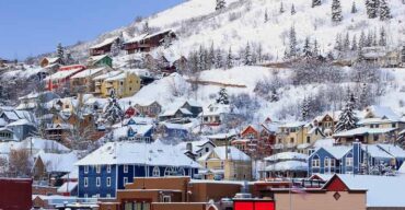 Pictured: Houses in Park City, Utah.